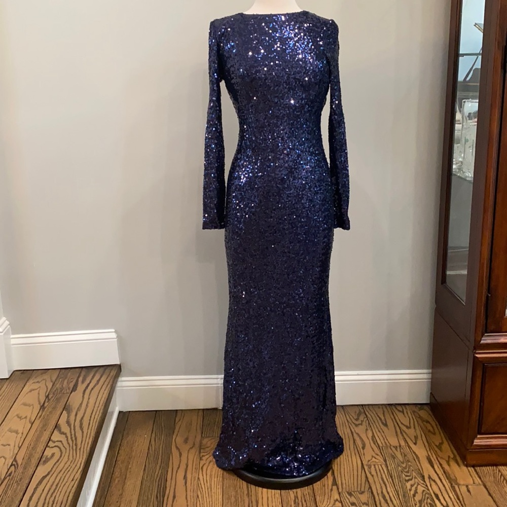 Badgley Mishka sequin glamour dress